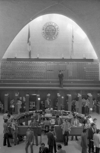 The Mexican Stock Exchange, Mexico, ca. 1983