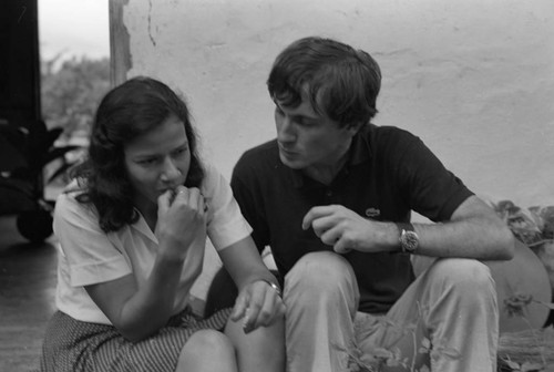 Richard Cross candid moment, La Chamba, Colombia, 1975