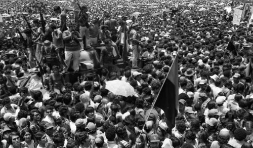 Mass rally, Managua, July 20, 1979