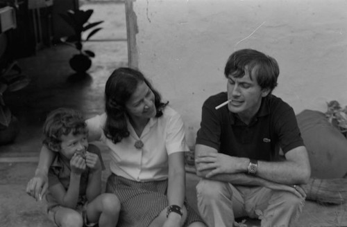 Richard Cross candid moment, La Chamba, Colombia, 1975