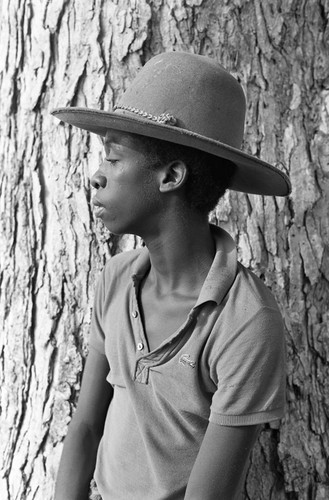 Boy posing for a portrait, San Basilio de Palenque, 1977