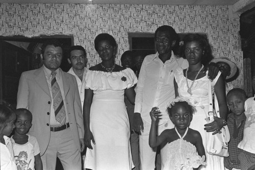 Newlyweds portrait, San Basilio del Palenque, ca. 1978