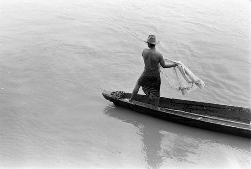 Fishing, La Chamba, Colombia, 1975