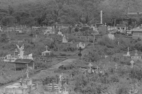 Pathway in a cemetery, Barbacoas, Colombia, 1979