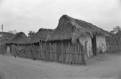 Houses in the village, San Basilio de Palenque, 1977