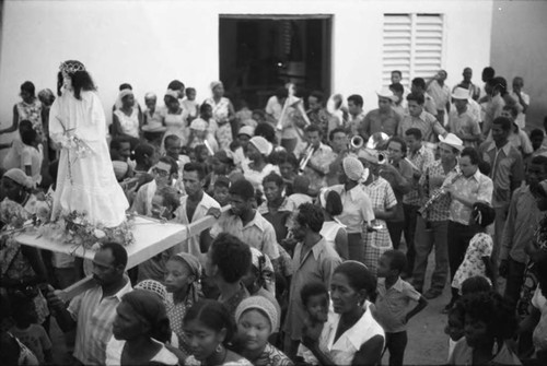 Religious procession, San Basilio de Palenque, 1975