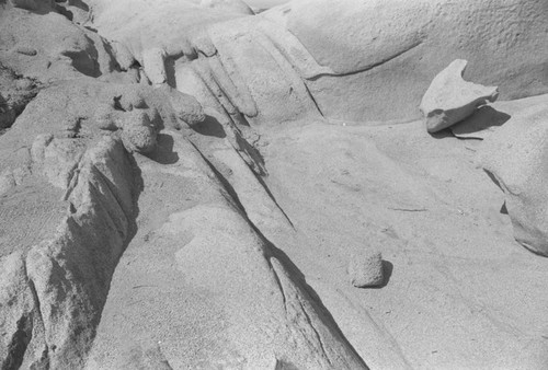 A rock formation on the beach, Tayrona, Colombia, 1976