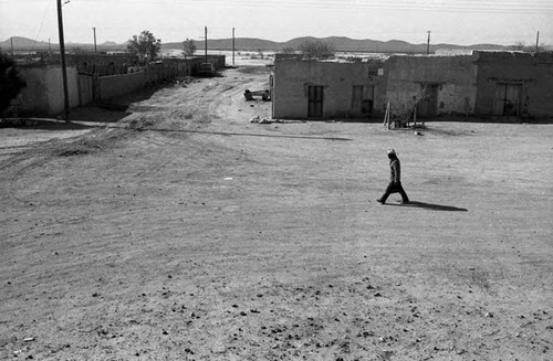 Desert-barren neighborhood, Chihuahua, 1983