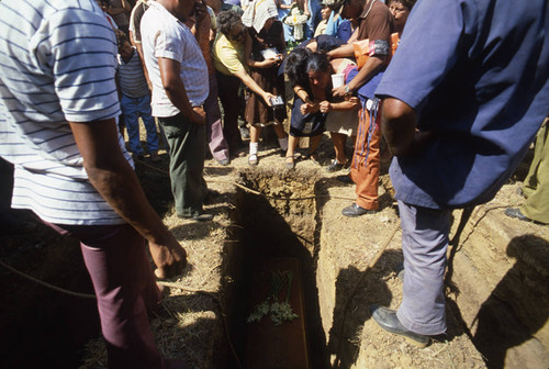 Two women mourn, Nicaragua, 1983