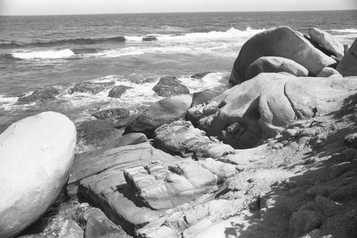 A view of the Caribbean Sea, Tayrona, Colombia, 1976