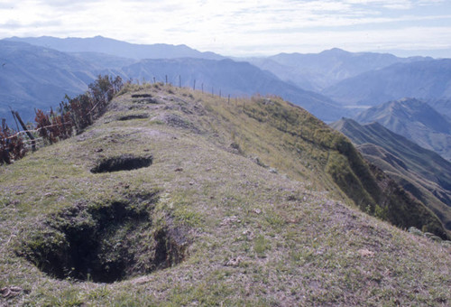 Holes in the ground, Tierradentro, Colombia, 1975