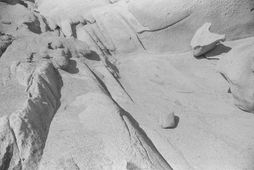 A rock formation on the beach, Tayrona, Colombia, 1976