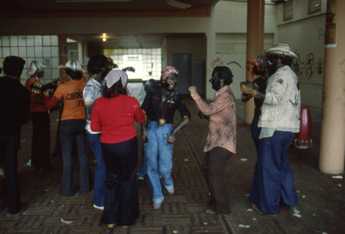 Dancing at the Blacks and Whites Carnival, Nariño, Colombia, 1979