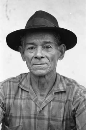 Portrait of a man, La Chamba, Colombia, 1975