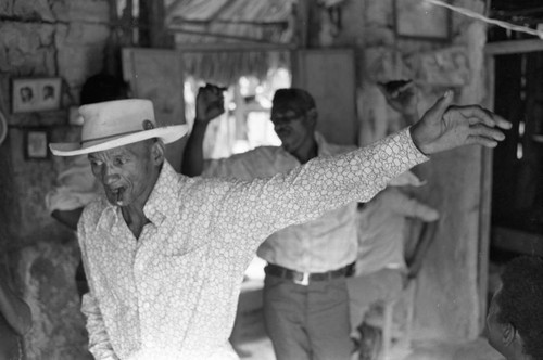 Residents socializing, San Basilio de Palenque, Colombia, 1977