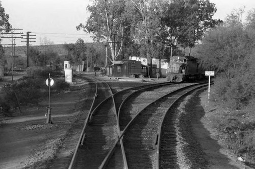 Train switch, Mexico, 1983