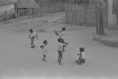 Children playing in the street, San Basilio de Palenque, ca. 1978