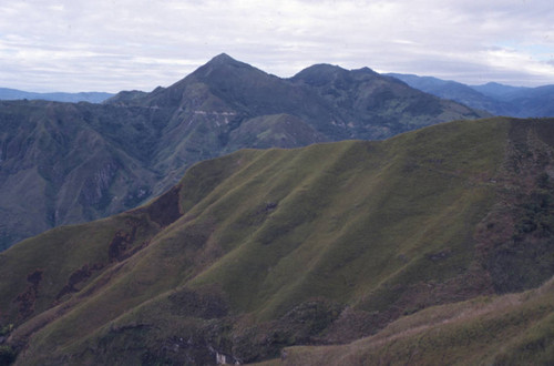 A view of the mountains, Tierradentro, Colombia, 1975