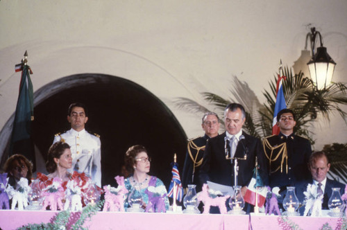 Queen Elizabeth II, President Miguel de la Madrid, Mexico, 1983