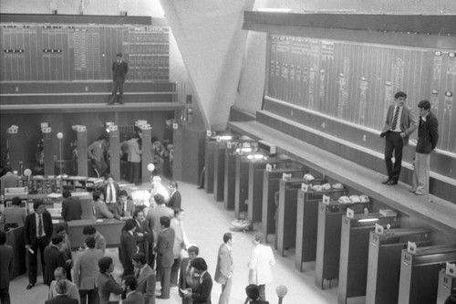 The Mexican Stock Exchange, Mexico, ca. 1983