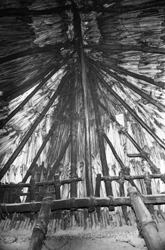 Roof seen from inside a house, San Basilio de Palenque, 1975