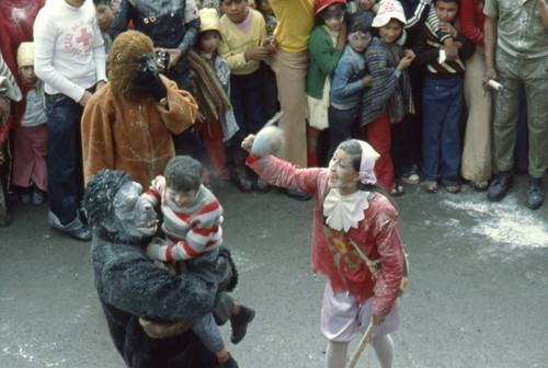 Performers at the Blacks and Whites Carnival, Nariño, Colombia, 1979