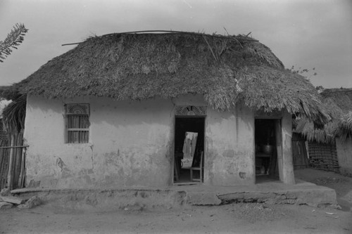 House in the village, San Basilio de Palenque, 1977