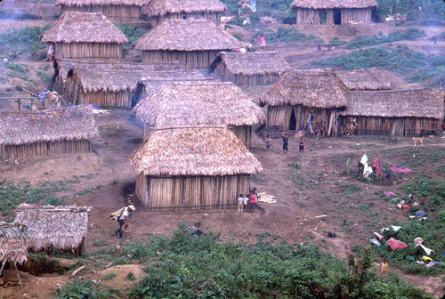 Guatemalan refugees in a camp, Ixcán, ca. 1983