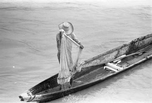 Fishing, La Chamba, Colombia, 1975