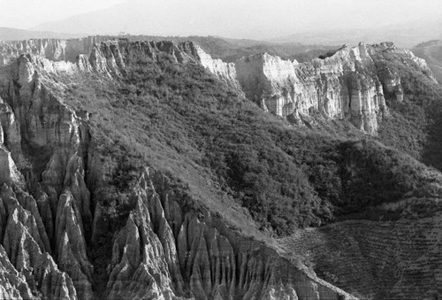 Erosion on the plateau, Bucaramanga, Colombia, 1975