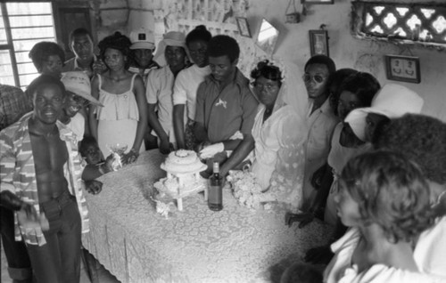 Wedding cake, San Basilio de Palenque, Colombia, 1977