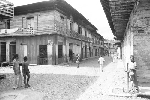 Street scene, Barbacoas, Colombia, 1979