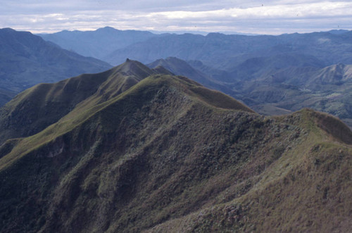 A view of the mountains, Tierradentro, Colombia, 1975