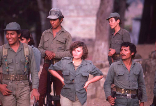 Guerrillas in occupied town, La Palma, 1983