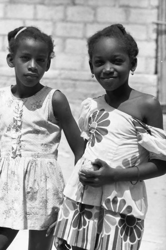 Children outdoor, San Basilio de Palenque, 1975