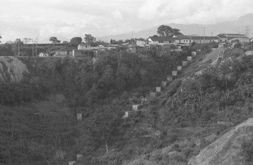 Soil erosion and a precarious settlement, Bucaramanga, Colombia, 1975