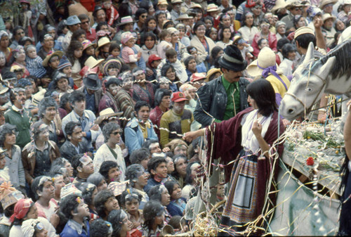 Procession at the Blacks and Whites Carnival, Nariño, Colombia, 1979