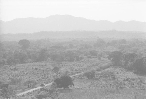 Truck travelling on the road, San Basilio de Palenque, 1976