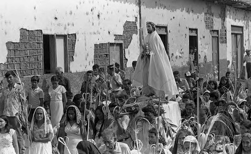 Palm Sunday procession, San Agustín, Usulután, 1983