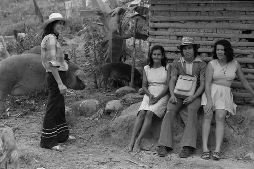 Passing the time, La Chamba, Colombia, 1975