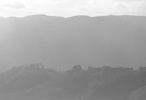 Soil erosion and a mountain range, Bucaramanga, Colombia, 1975