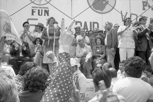 Presidential Candidate Ángel Aníbal Guevara's Wife, Guatemala City, 1982