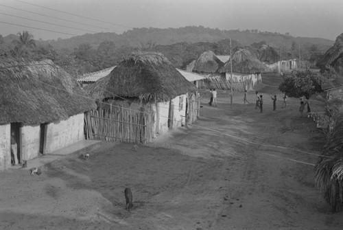 Young men standing in the street, San Basilio de Palenque, 1976