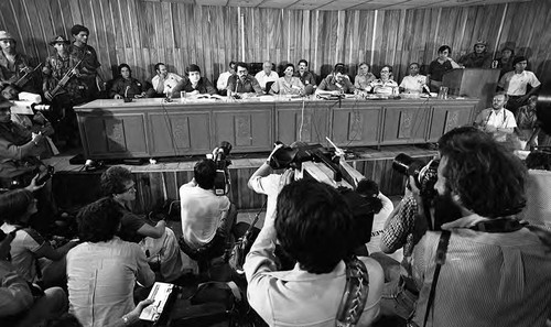 Press Conference, Junta of National Reconstruction, Managua, 1979