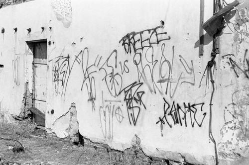 Graffiti on a wall, Philadelphia, ca. 1980