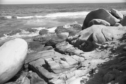 A view of the Caribbean Sea, Tayrona, Colombia, 1976