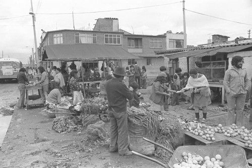 A day at a market, Tunjuelito, Colombia, 1977