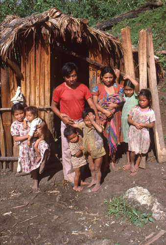 Guatemalan refugees portrait, Cuauhtémoc, ca. 1983