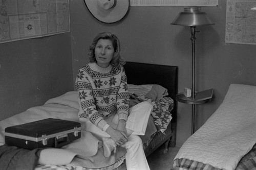 Woman in bedroom, 1974