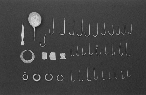 Fishhooks, Barbacoas, Colombia, 1979